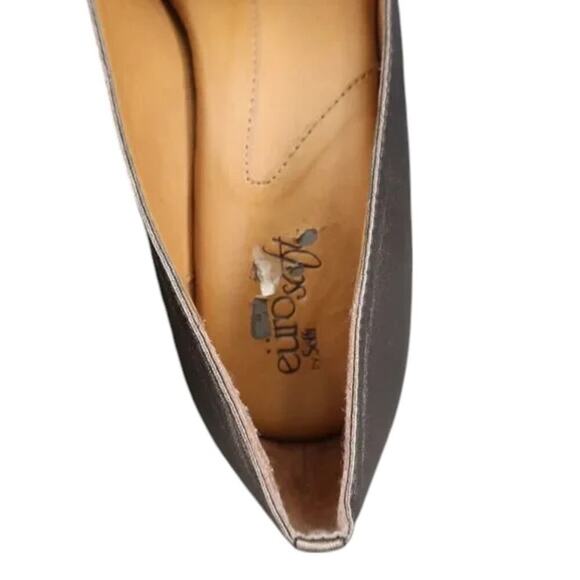 Sofft Shoes Womens 9 Eurosoft Loafer Pump Metallic Leather Classic Fashion Comfy - Picture 12 of 16